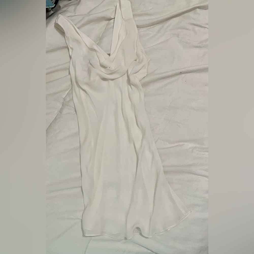 Cynthia rowley cowl mini dress